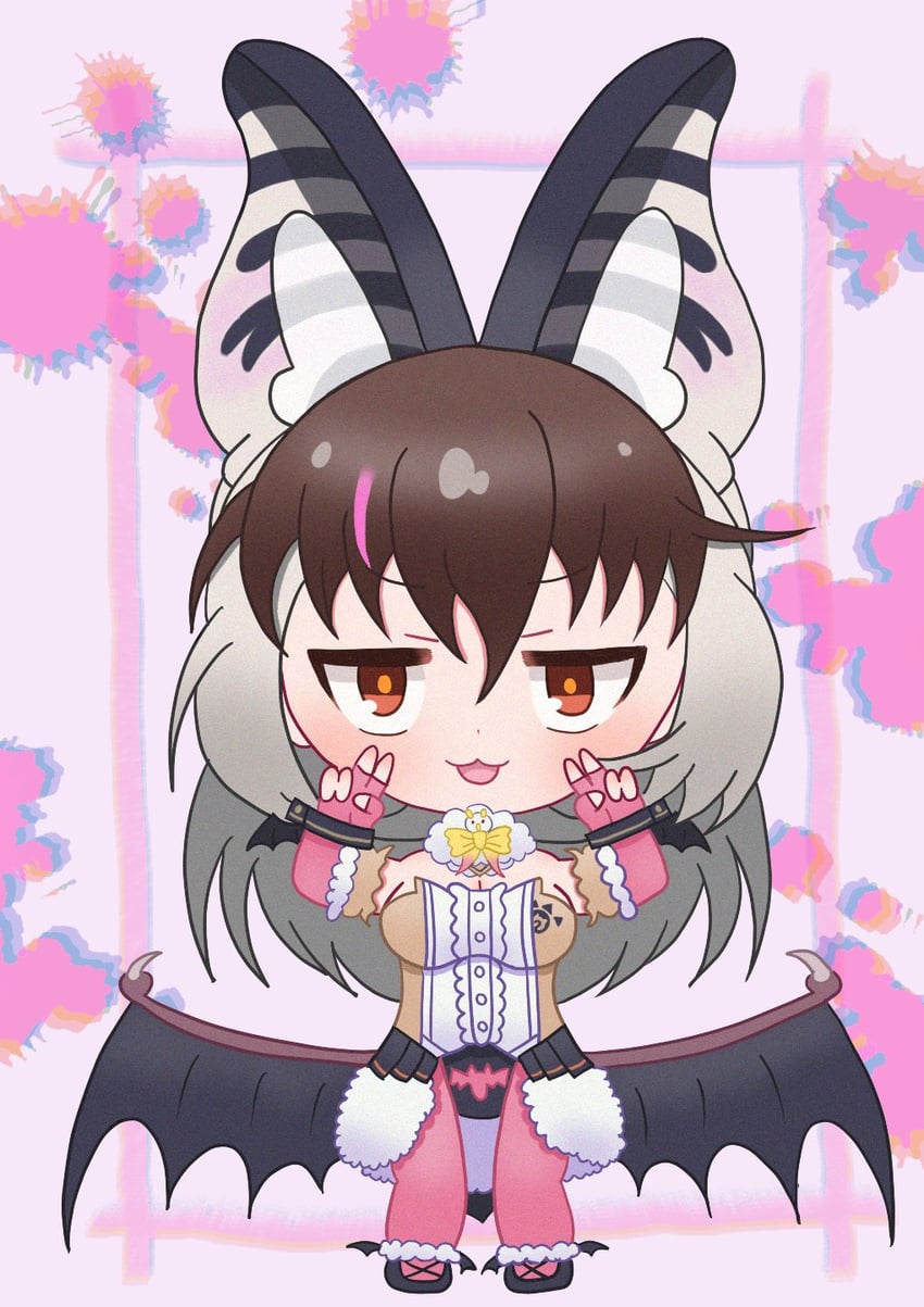 brown long-eared bat (kemono friends and 1 more) drawn by observer_yoze