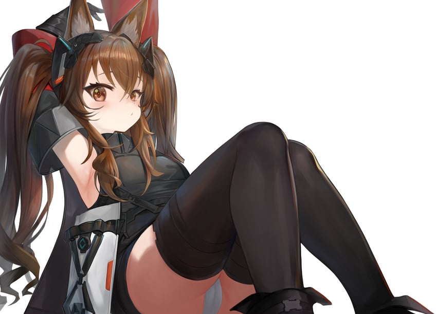 angelina and gilberta (arknights and 1 more) drawn by dokomon