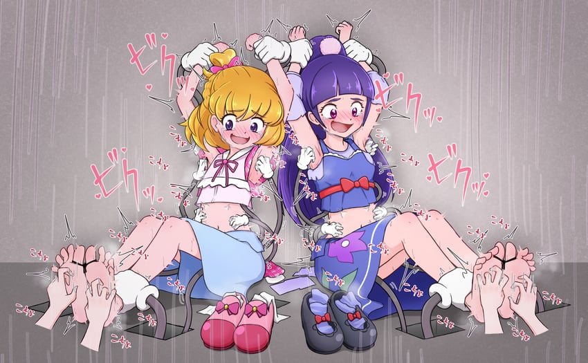 asahina mirai and izayoi liko (precure and 1 more) drawn by tk_(t-k)