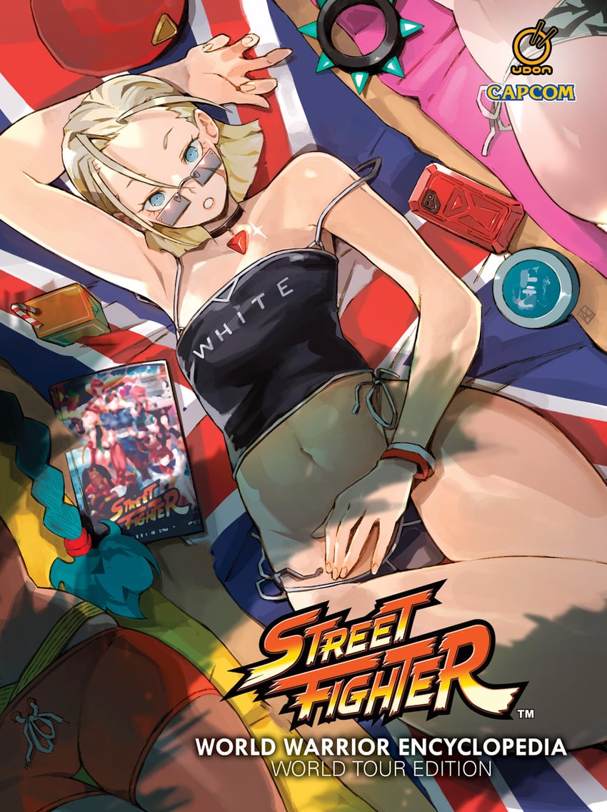 cammy white, han juri, kasugano sakura, manon legrand, kimberly jackson, and 1 more (street fighter and 1 more) drawn by andrewcockroach