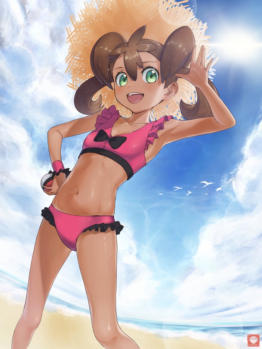 shauna (pokemon and 1 more) drawn by tororo_kafka