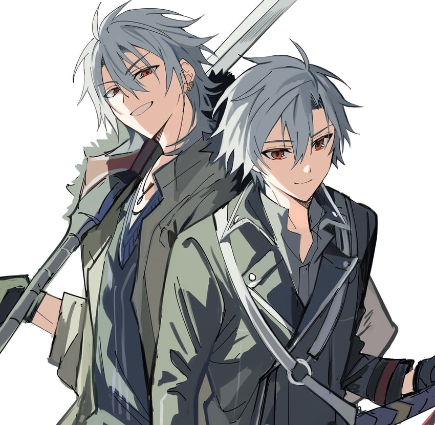 rean schwarzer and crow armbrust (eiyuu densetsu and 3 more) drawn by toramaru_(696anna)