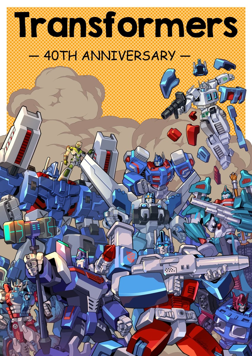 ultra magnus, minimus ambus, and ultra mammoth (transformers and 7 more) drawn by lantana0_0