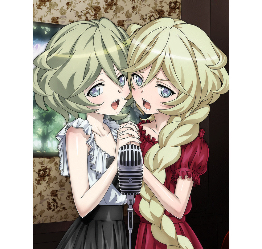 carol malus dienheim and elfnein (senki zesshou symphogear and 1 more)