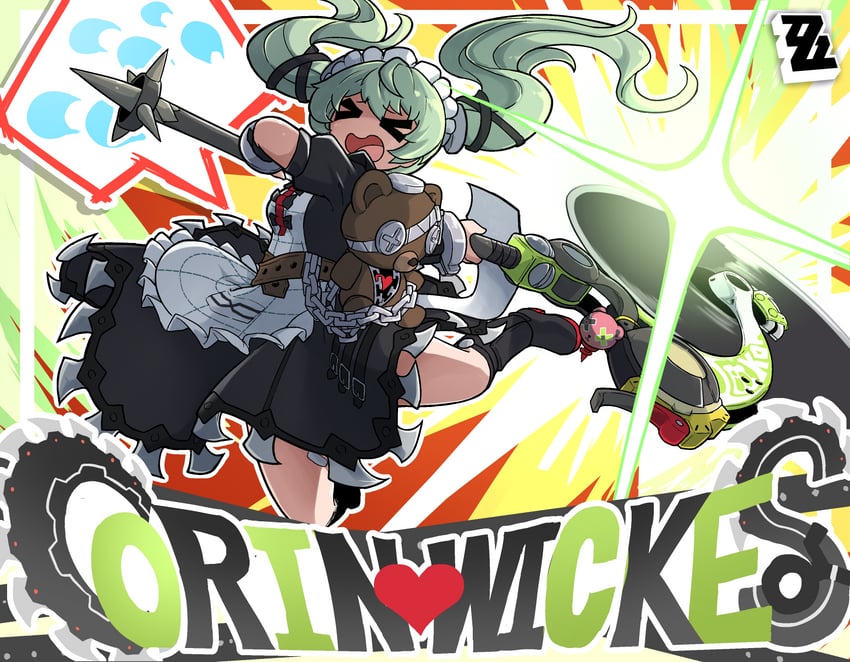 corin wickes (zenless zone zero) drawn by funennogomi