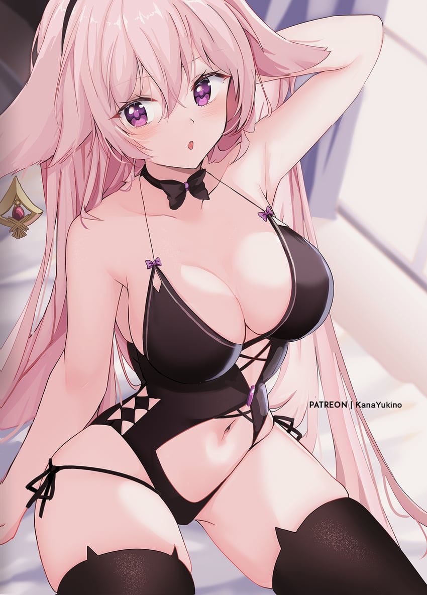 yae miko (genshin impact) drawn by kana_yukino