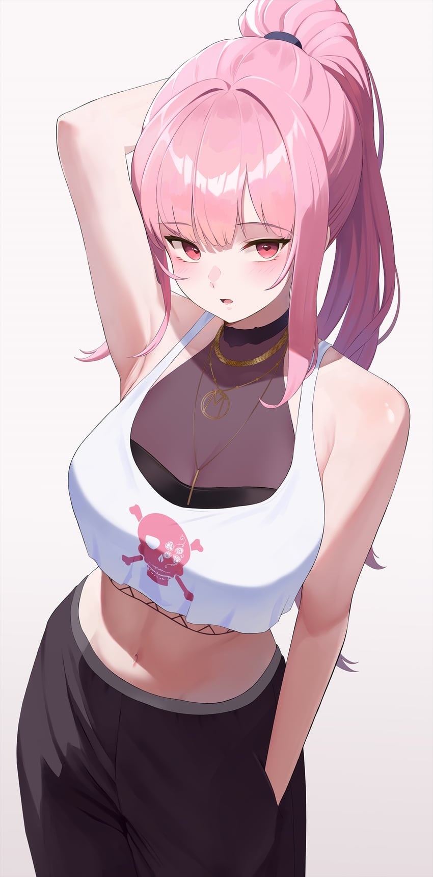 mori calliope (hololive and 1 more) drawn by vii22581034