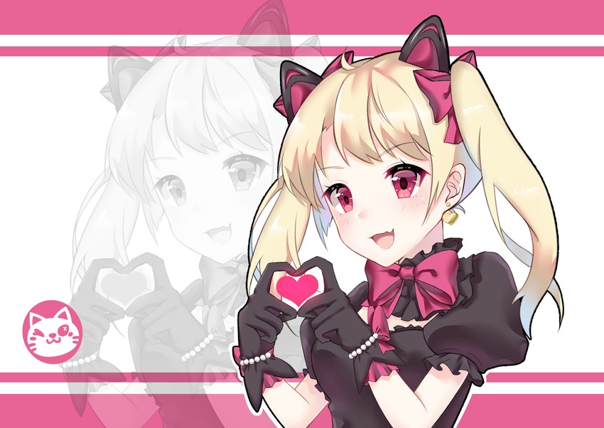 d.va and black cat d.va (overwatch and 1 more) drawn by yizhi_jiandan