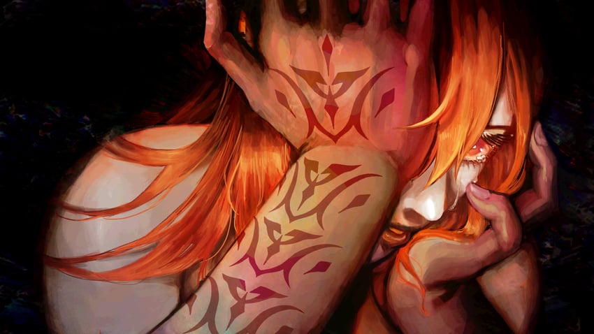 fujimaru ritsuka (fate and 1 more) drawn by louise_an