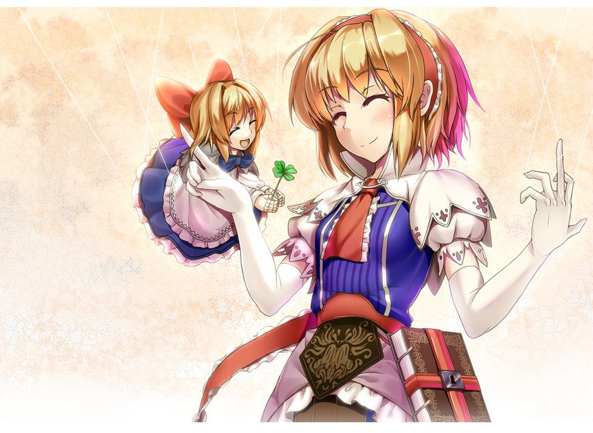 alice margatroid and shanghai doll (touhou) drawn by hinami_(hinatamizu)