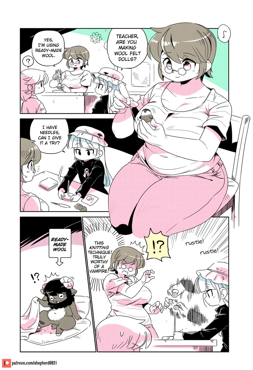 wendy, carmilla, zoey, and baffy (modern mogal) drawn by shepherd0821