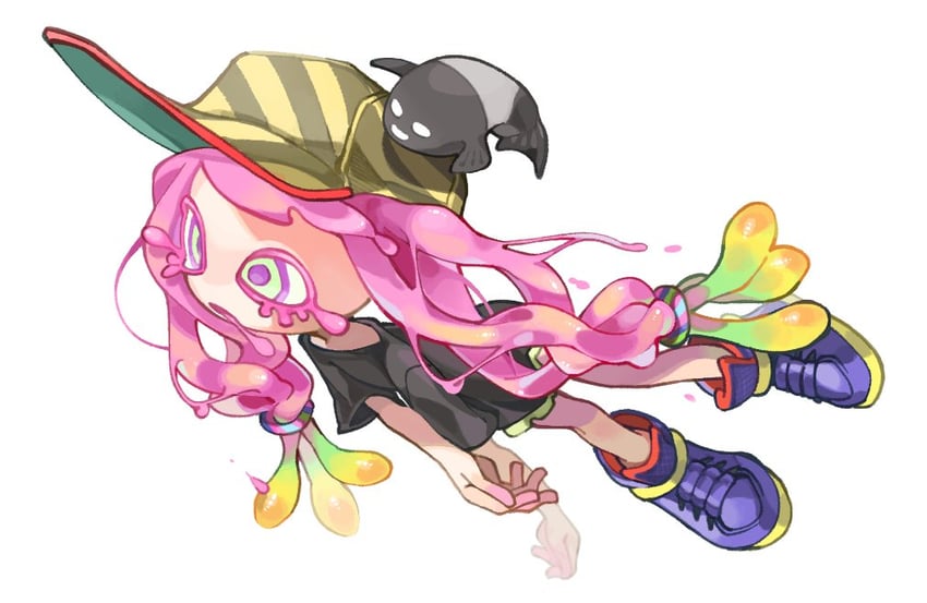 harmony and harmony's clownfish (splatoon and 1 more) drawn by spl8ya