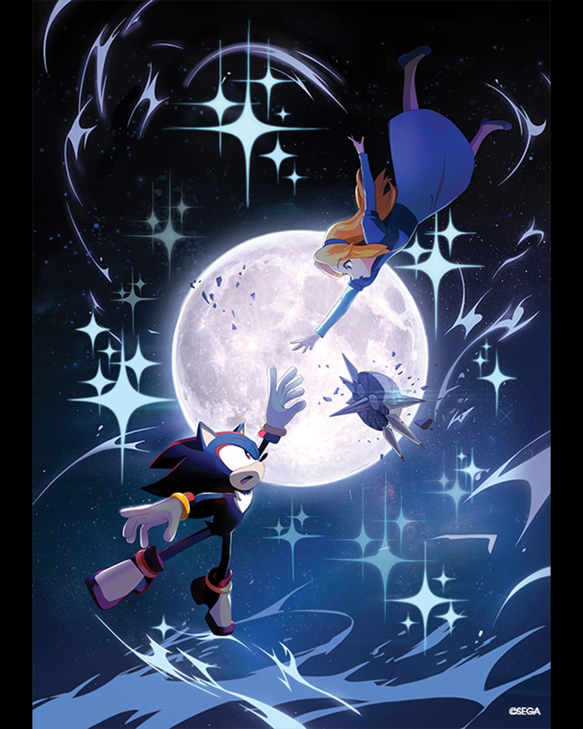 shadow the hedgehog and maria robotnik (sonic and 2 more)
