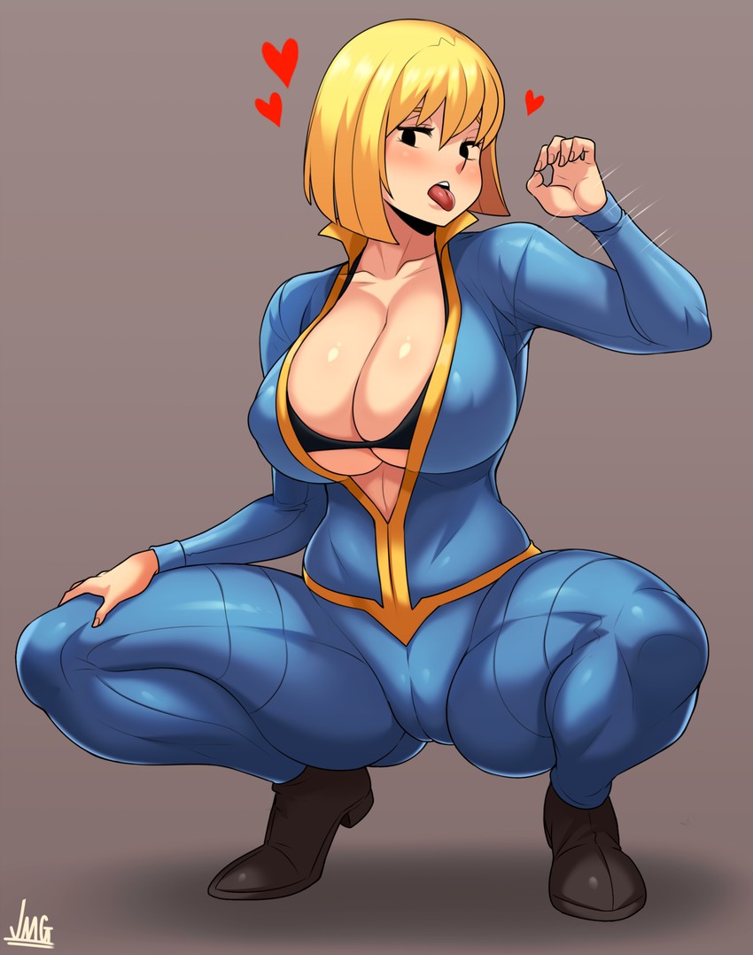 vault girl (fallout and 1 more) drawn by jmg