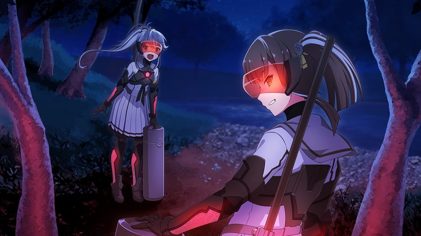 yamashiro yui and suzumoto hana (toji no miko and 1 more)