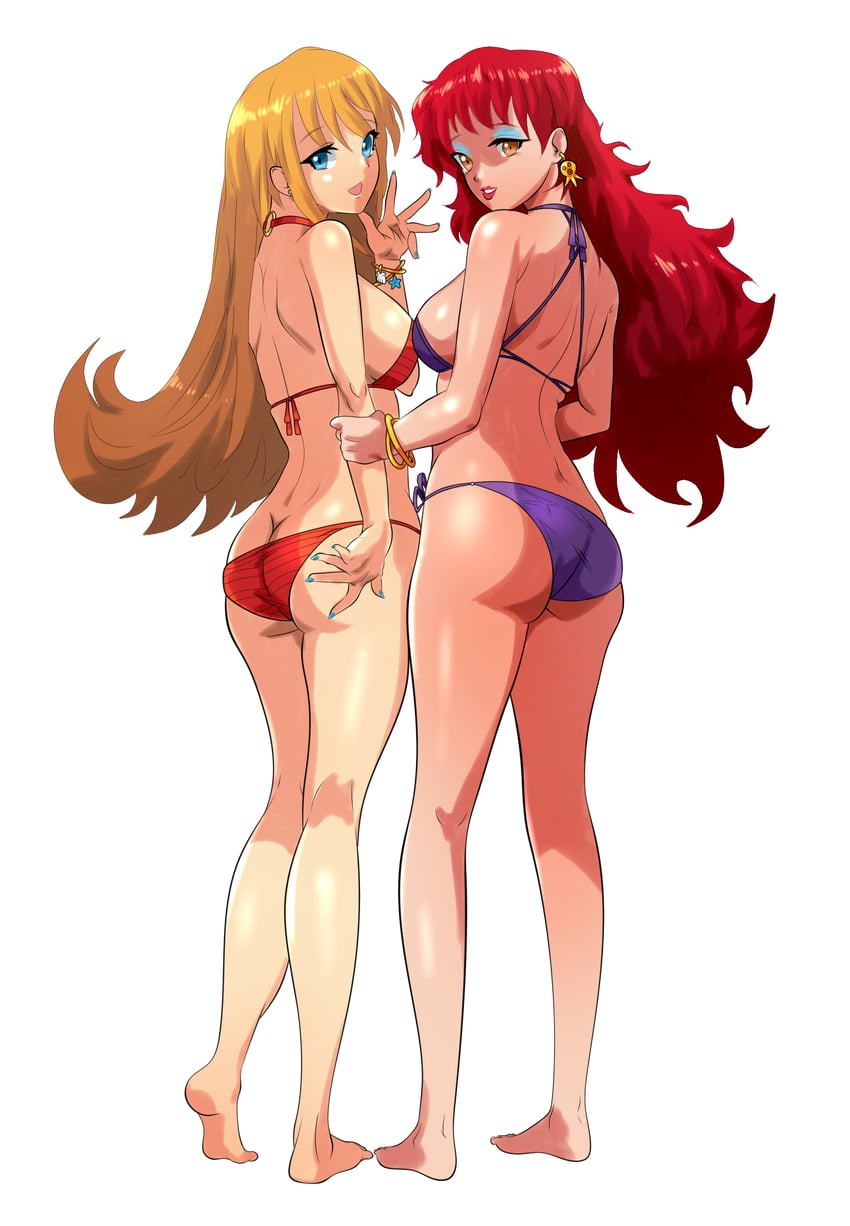 mona and captain syrup (warioware and 1 more) drawn by thejefersonchan