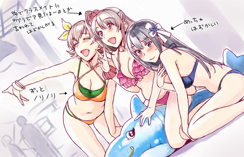 shibuya rin, shimamura uzuki, and honda mio (idolmaster and 1 more) drawn by nekomata_naomi