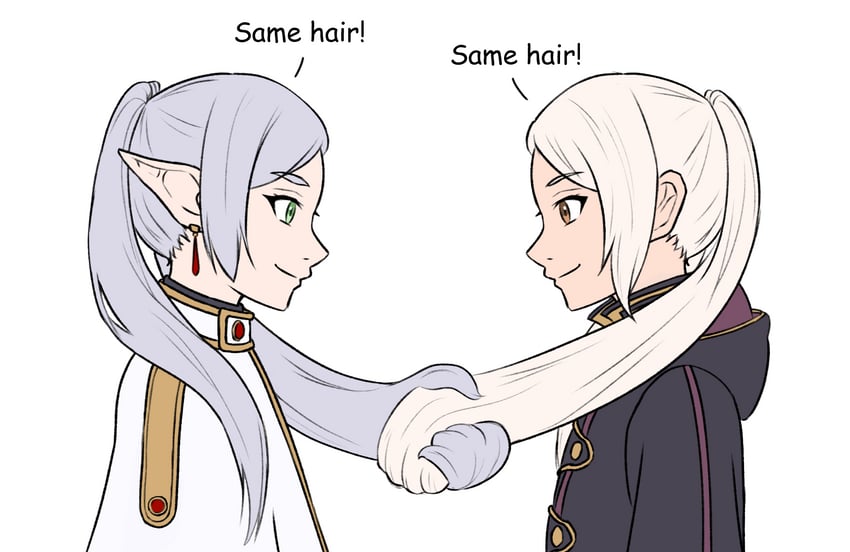 frieren and female robin (fire emblem and 2 more) drawn by fseffect