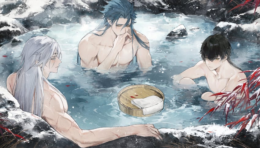 rover, male rover, jiyan, and calcharo (wuthering waves) drawn by secretfj520