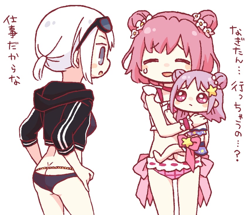 misono karin, izumi kanagi, and makino ikumi (mahou shoujo madoka magica and 1 more) drawn by yuzuno_nana