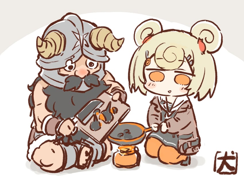 senshi, gummy, and originium slug (arknights and 1 more) drawn by akanotanin13