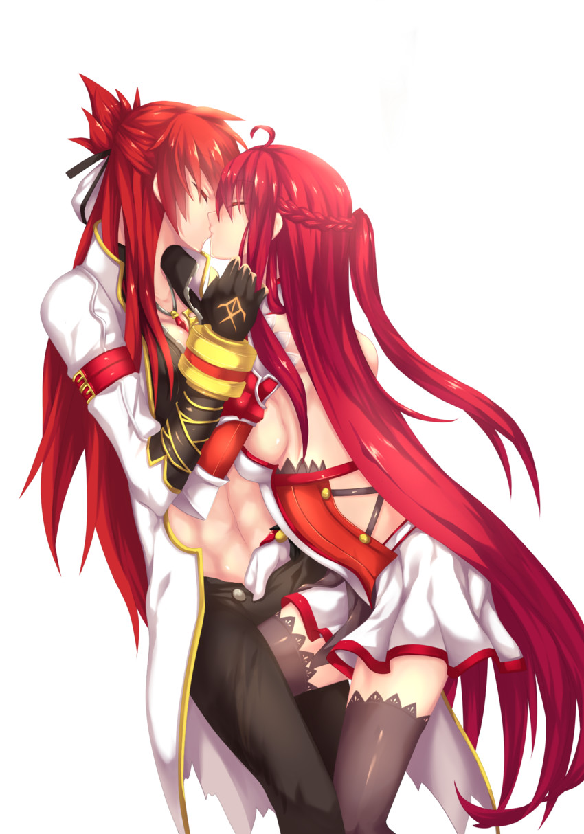 elesis, grand master, and blazing heart (elsword) drawn by fi-san