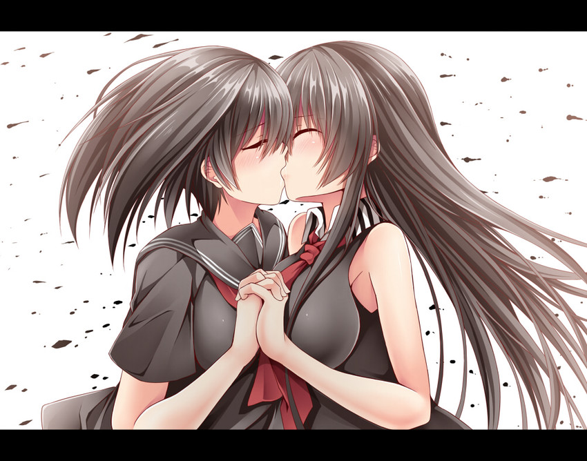 akame and kurome (akame ga kill!) drawn by creek_(moon-sky)
