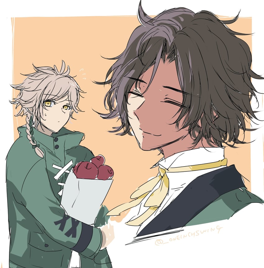 clanne and louis (fire emblem and 1 more) drawn by umi_(_oneinchswing)