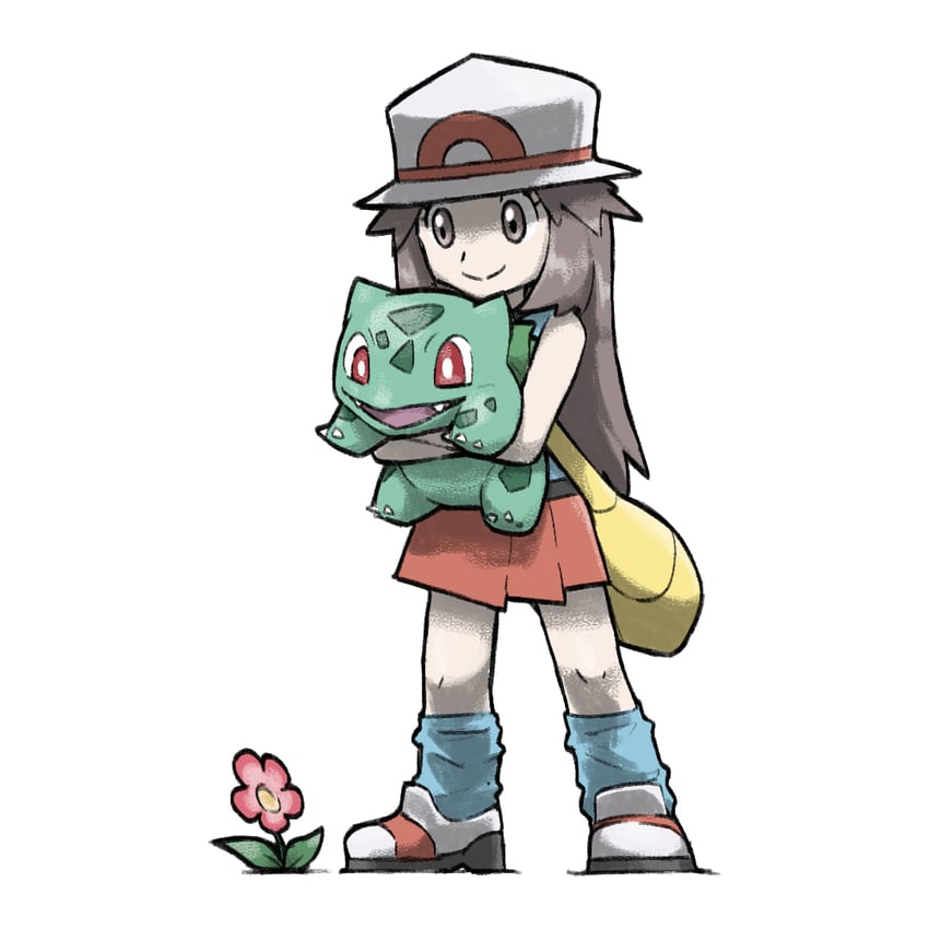 leaf and bulbasaur (pokemon and 1 more) drawn by blacknirrow