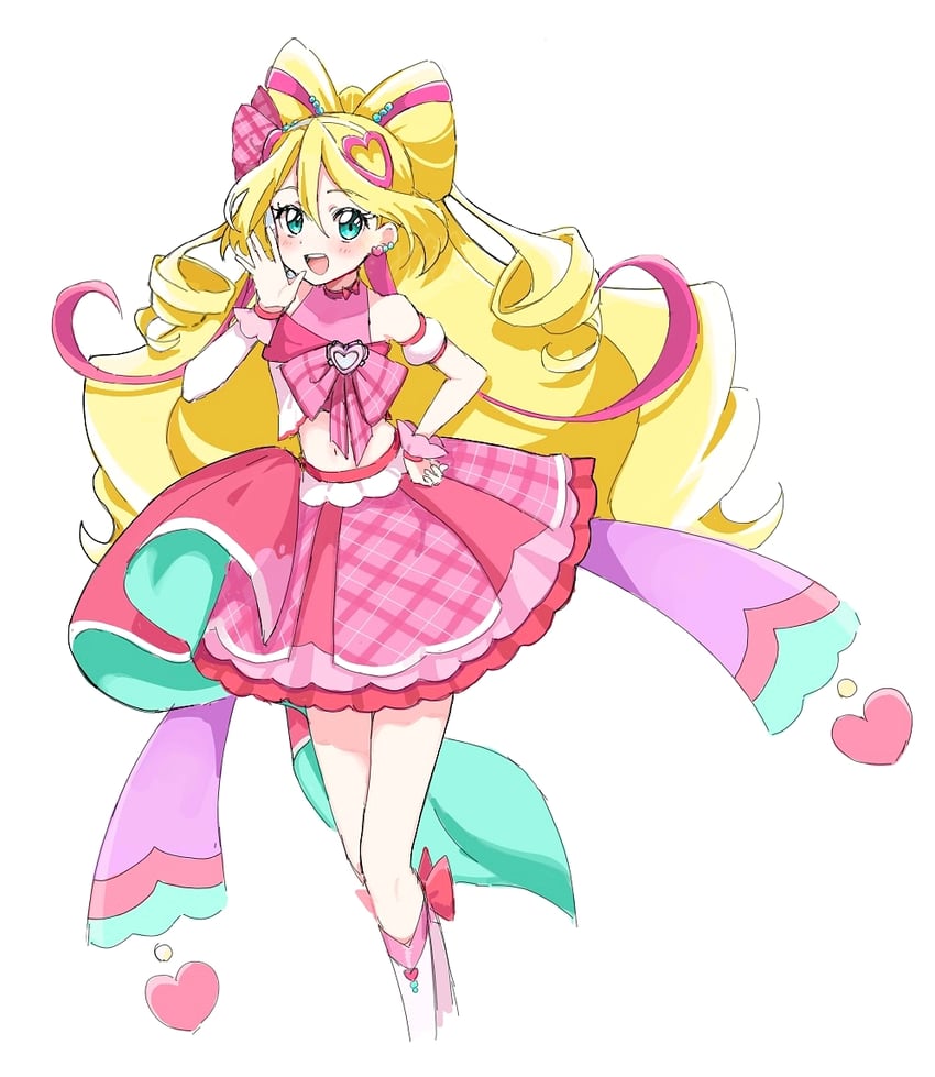 sakura uta and cure idol (precure and 1 more) drawn by nekomiya_mint