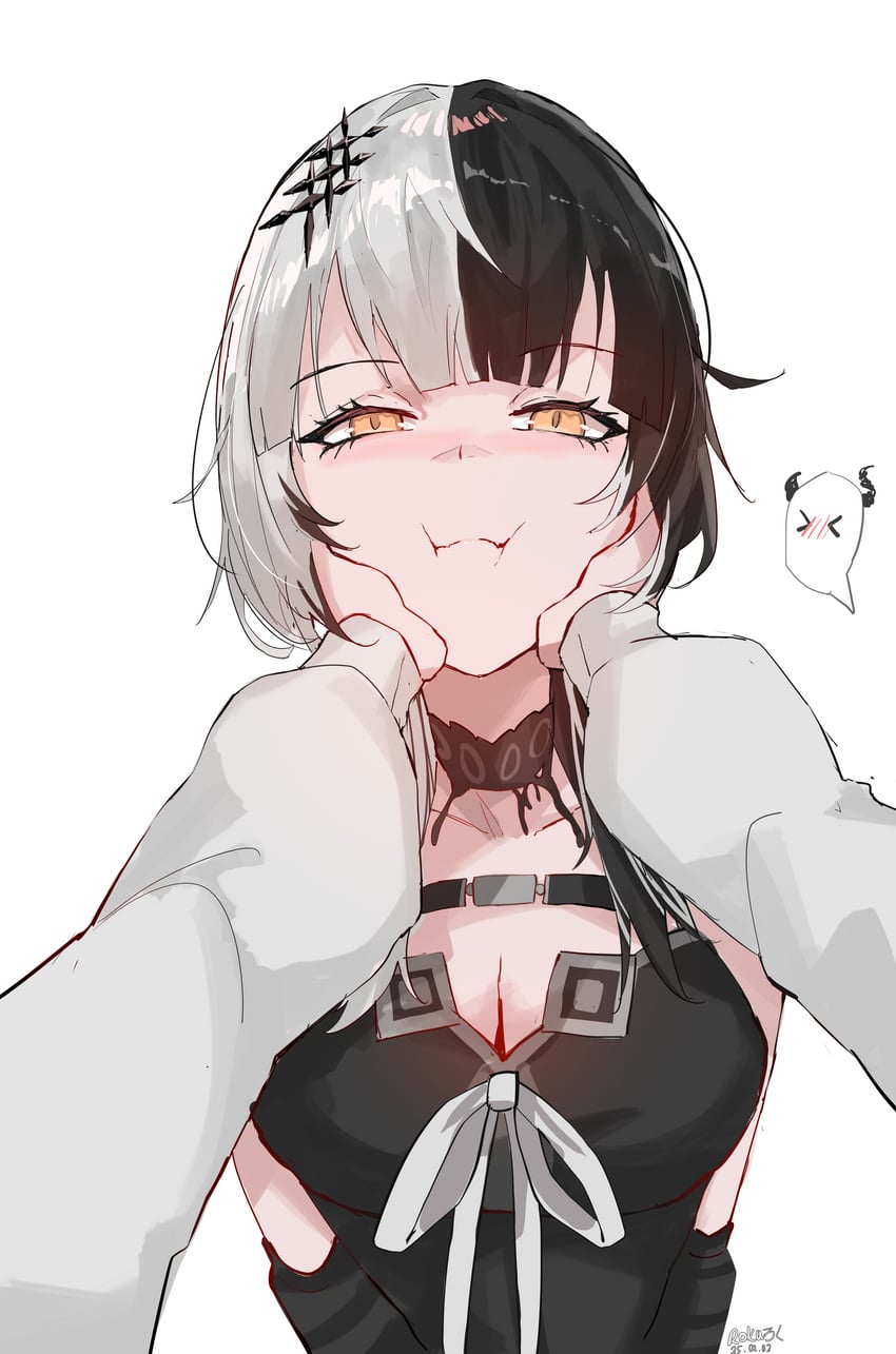 shiori novella and nerissa ravencroft (hololive and 1 more) drawn by kurochanai