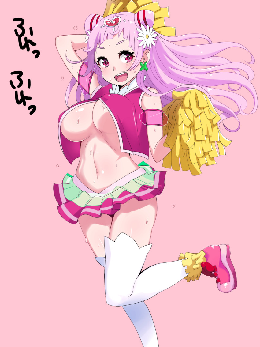 nono hana and cure yell (precure and 1 more) drawn by sweethome0099