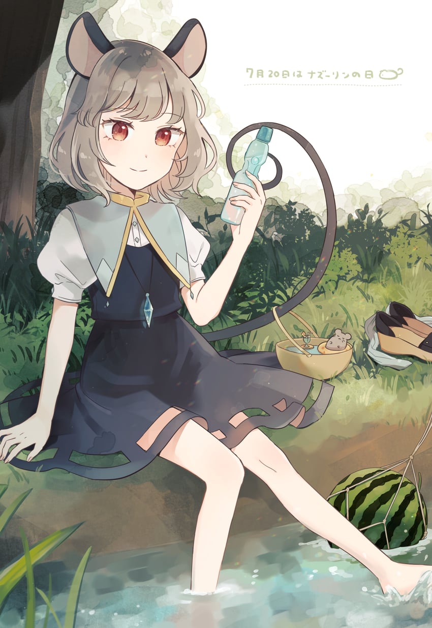 nazrin (touhou) drawn by mozukuzu_(manukedori)