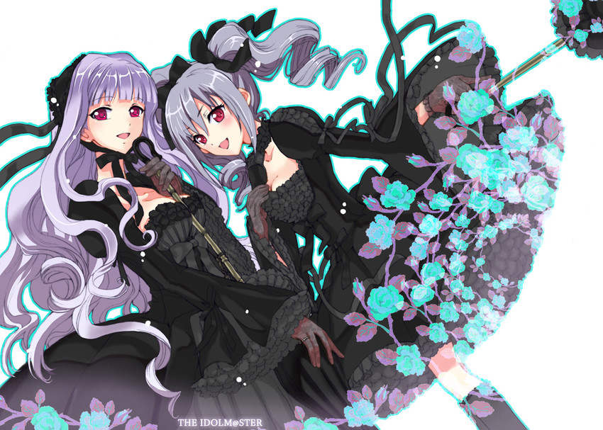 shijou takane and kanzaki ranko (idolmaster and 1 more) drawn by kabkin