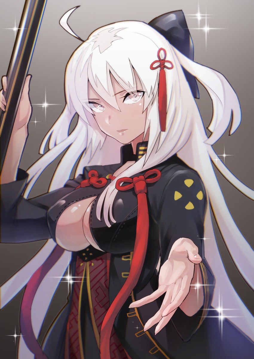 okita souji and okita souji alter (fate and 1 more) drawn by green322