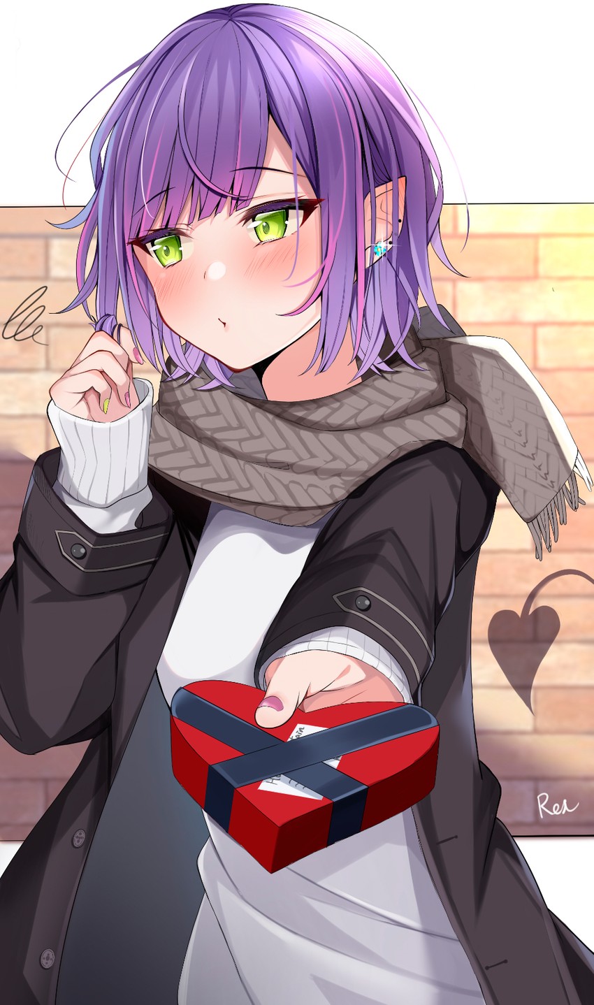 tokoyami towa (hololive) drawn by rei_(rei_9146)