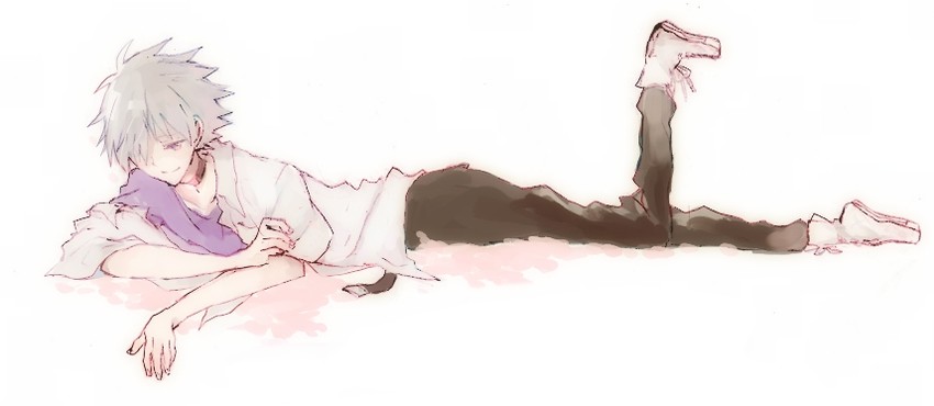 nagisa kaworu (neon genesis evangelion and 2 more) drawn by hone_(pinkkarasu)