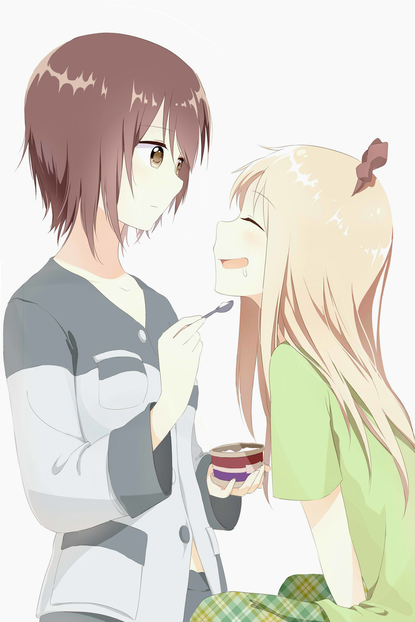toshinou kyouko and funami yui (yuruyuri) drawn by kusa_agusa