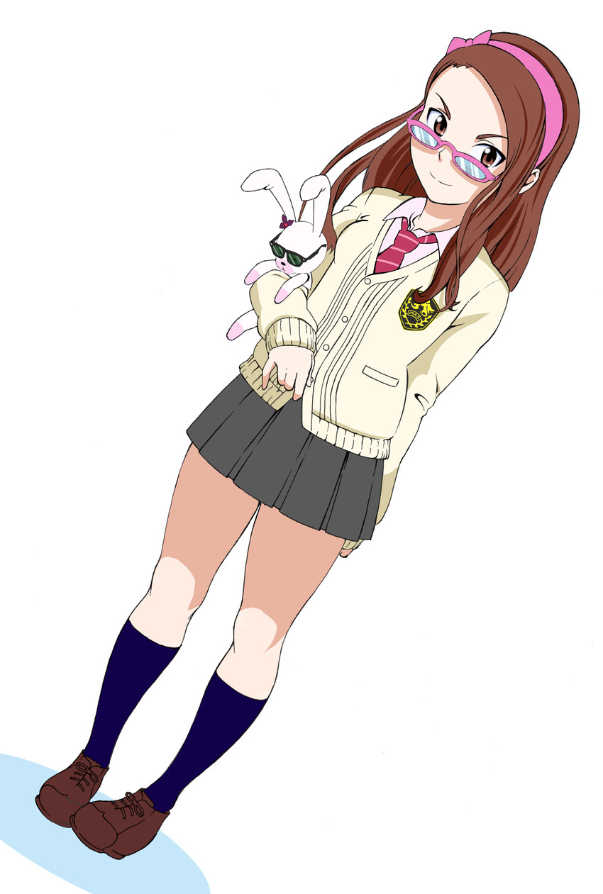 minase iori and usa-chan (idolmaster) drawn by hanpahanpa