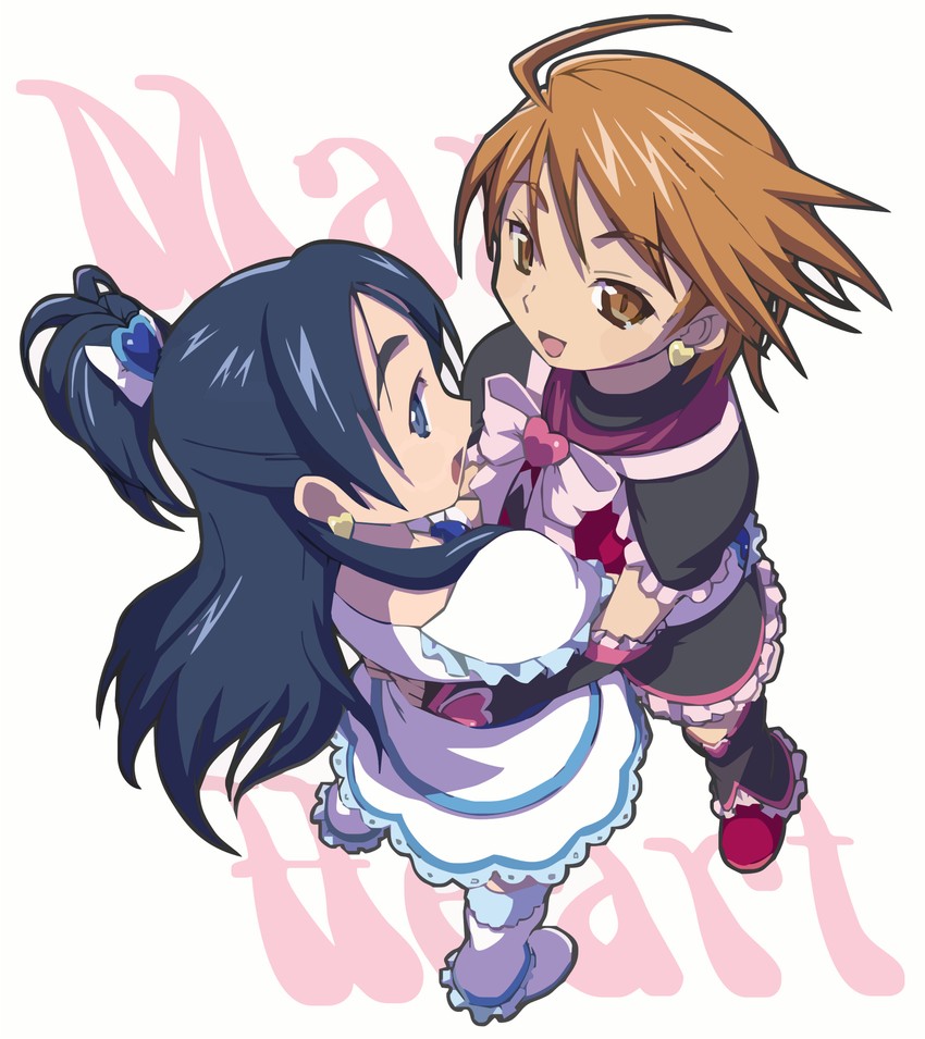 misumi nagisa, yukishiro honoka, cure black, and cure white (precure and 2 more) drawn by haganemaru_kennosuke
