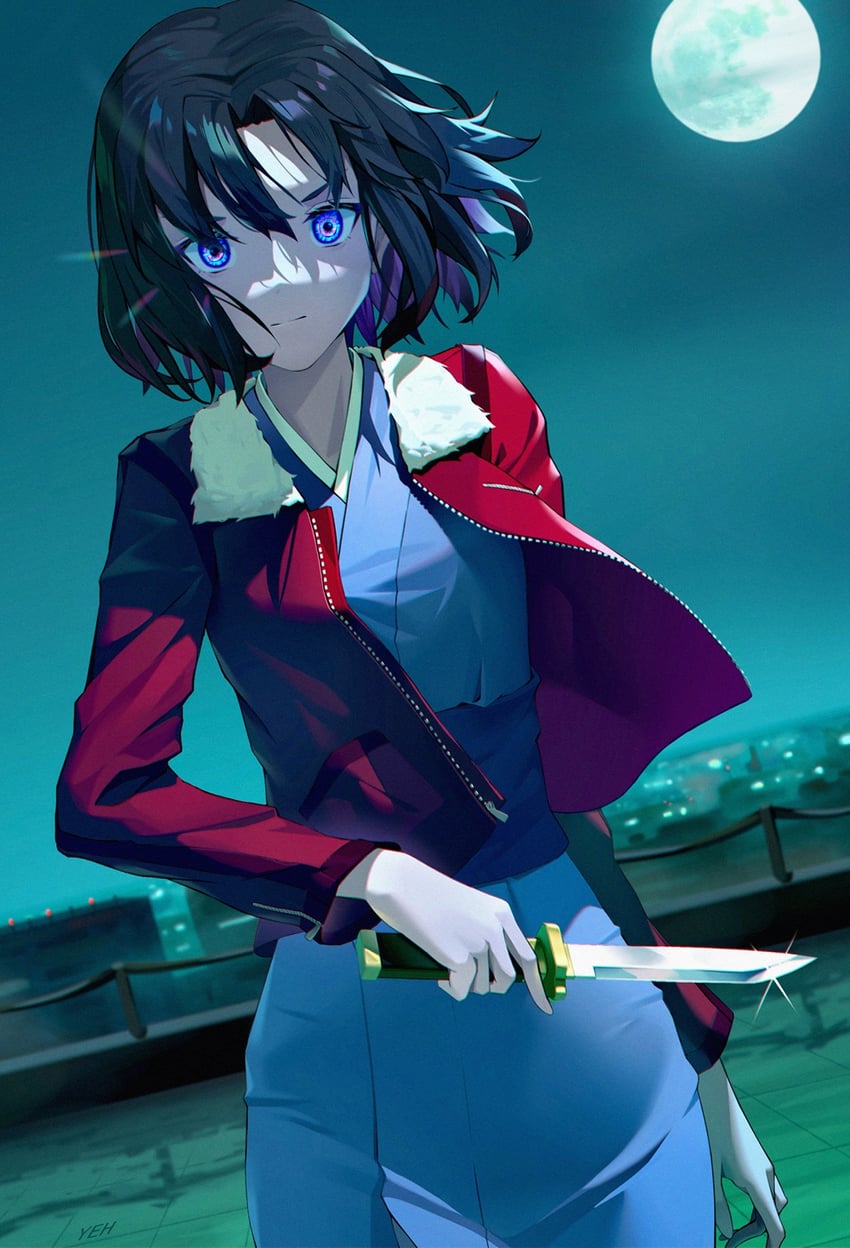 ryougi shiki (fate and 2 more) drawn by yeh_(354162698)
