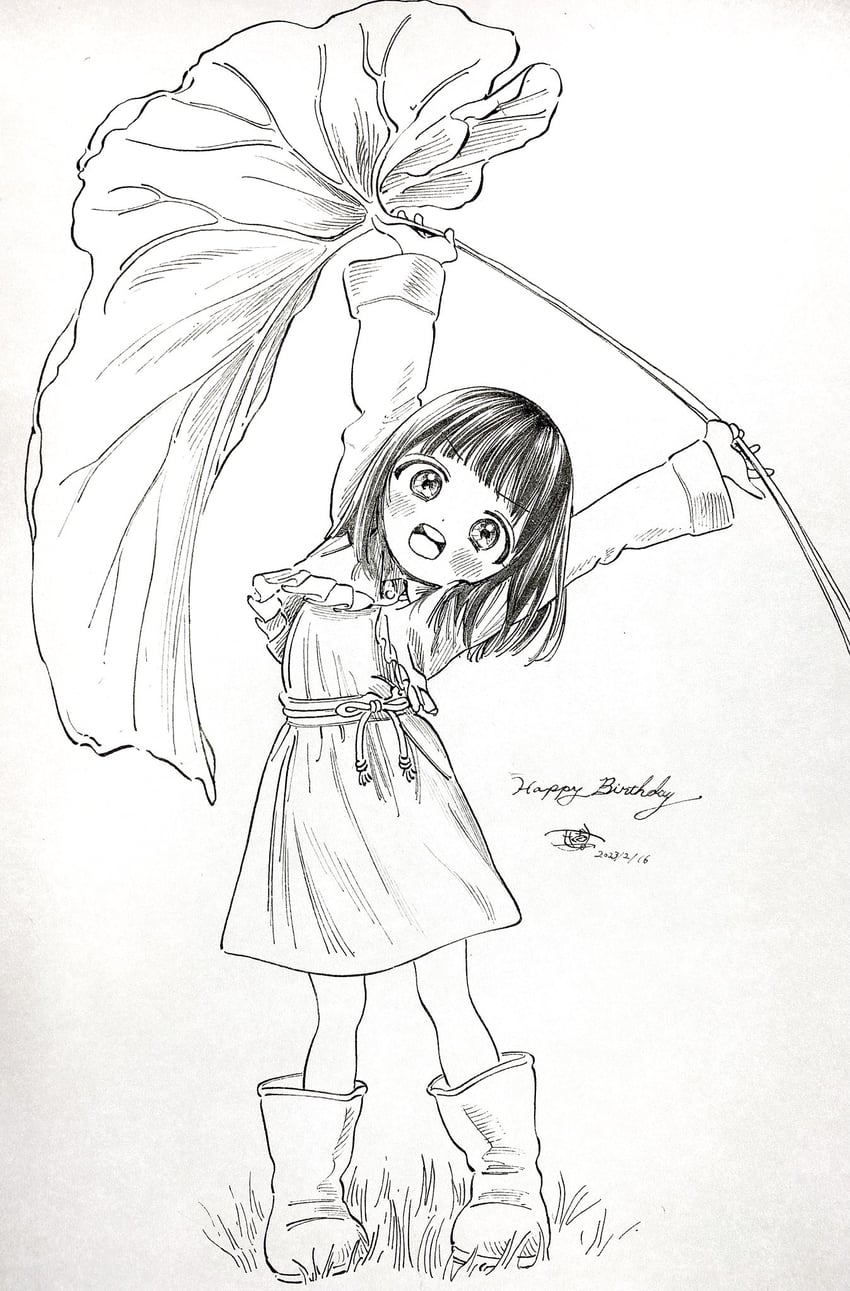 akebi kao (akebi-chan no serafuku) drawn by hiro_(dismaless)
