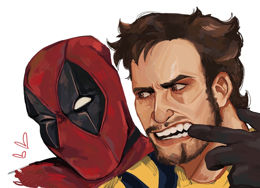wolverine and deadpool (marvel and 4 more) drawn by chrisikinss