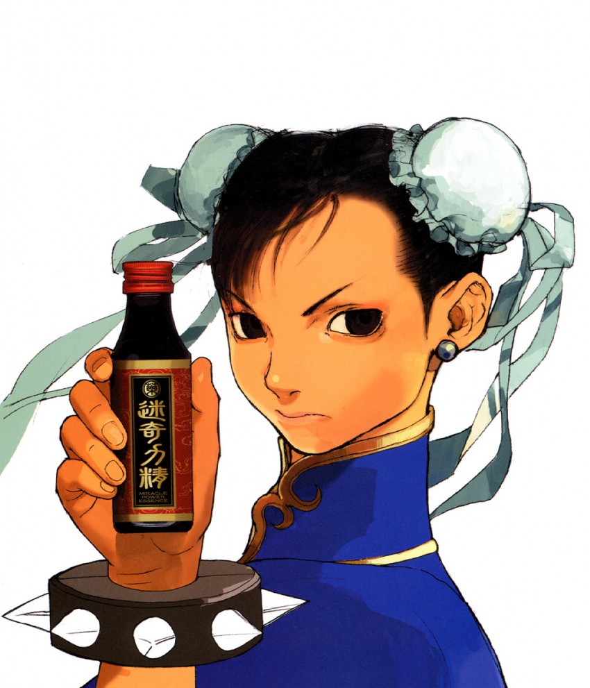 chun-li (street fighter and 1 more) drawn by harumaru and ikeno_daigo