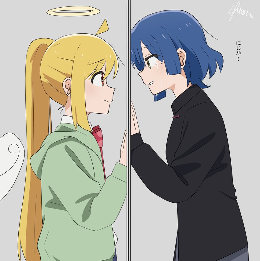 ijichi nijika and yamada ryo (bocchi the rock!) drawn by chiochiiii