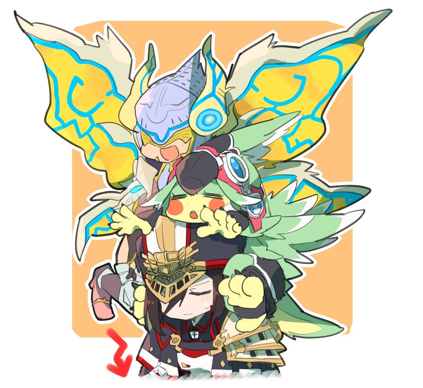 morag ladair, finch, and obrona (xenoblade chronicles and 1 more) drawn by takumi_(tkm_as)