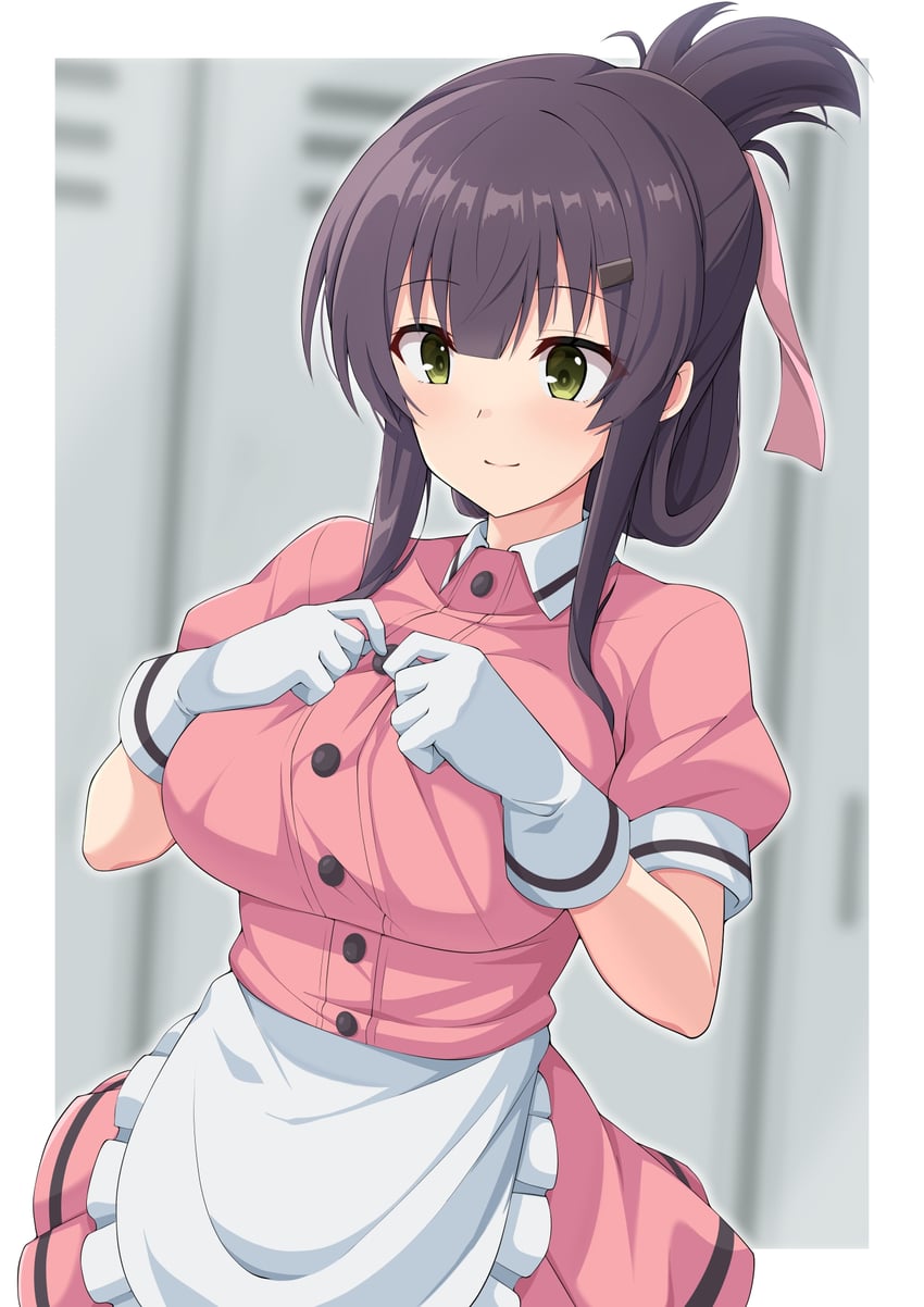 sakuranomiya maika, yanase mai, and waki azumi (toji no miko and 1 more) drawn by maruta_(denmasked)