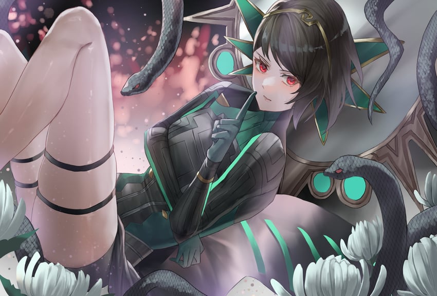 hiromine yoko (shin megami tensei and 2 more) drawn by reno_426
