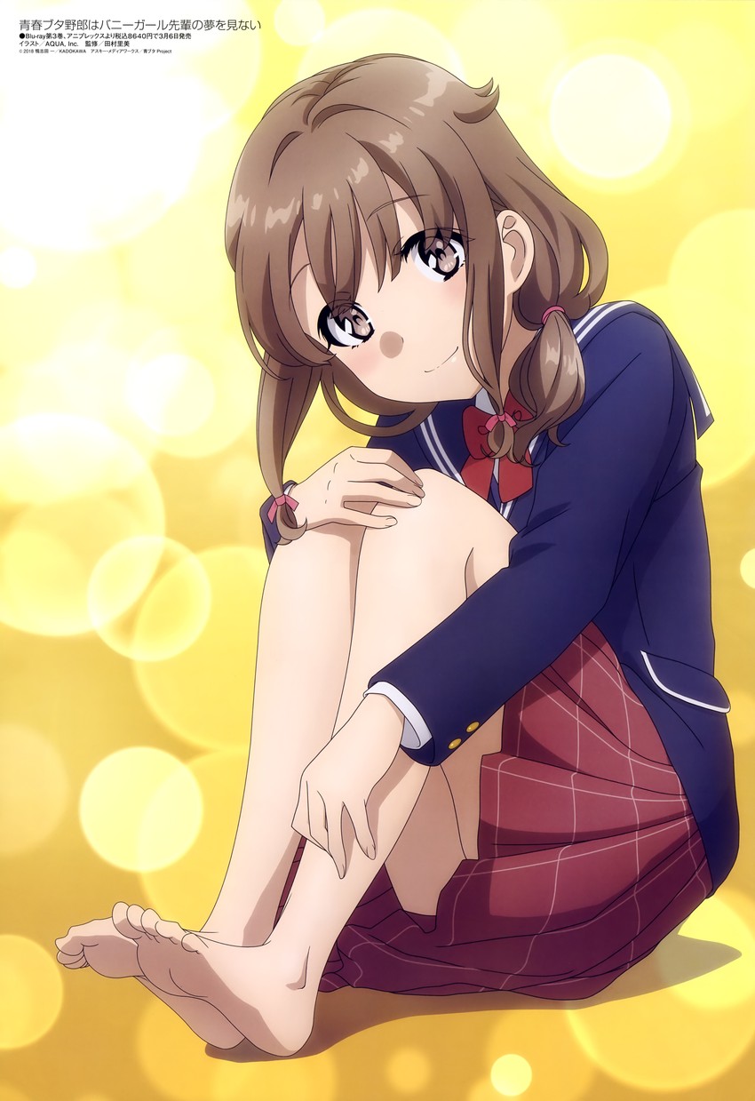 azusagawa kaede (megami magazine and 1 more) drawn by aquastar_inc.