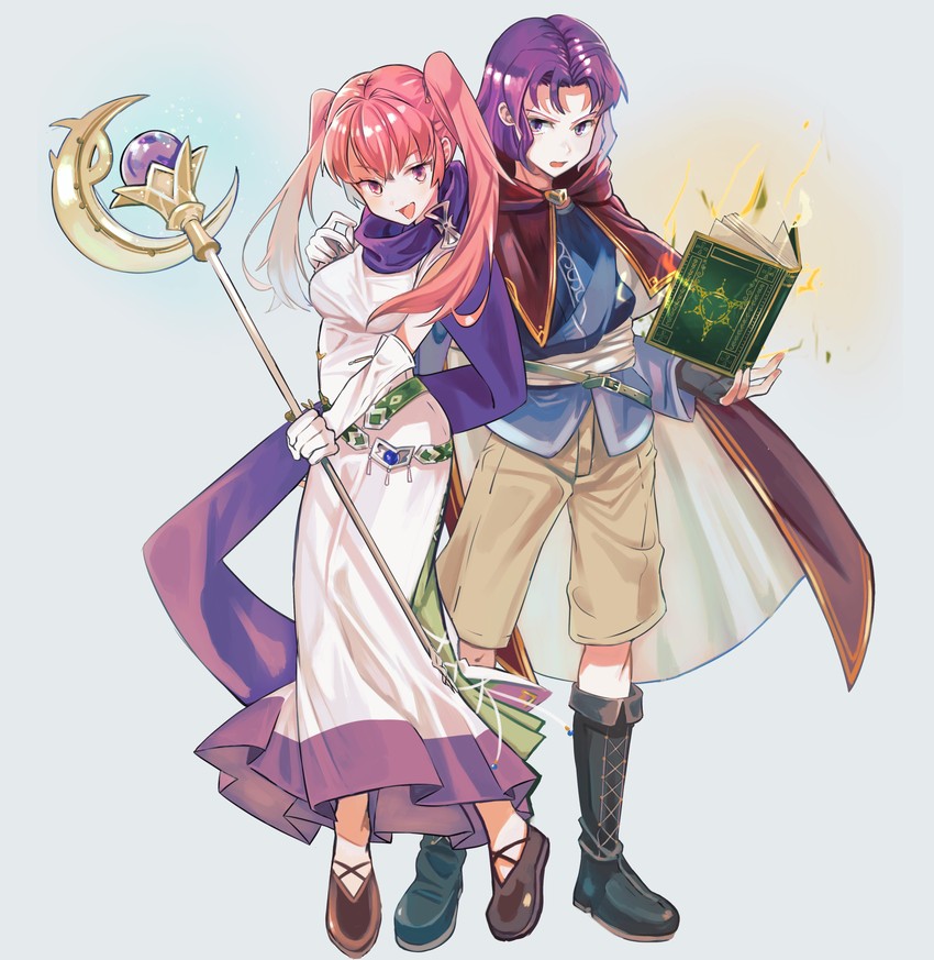 serra and erk (fire emblem and 1 more) drawn by chil0107